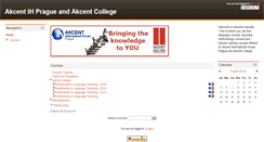 Desktop Screenshot of moodle.akcent.cz